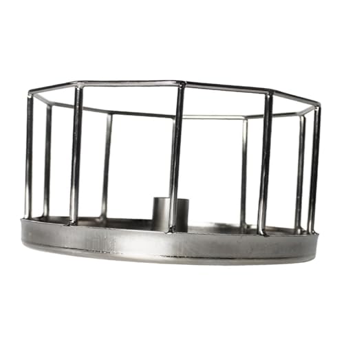 Leefasy 爬虫類フィーダーボウルカメ水皿食品ウォーターポット安定した水族館爬虫類餌皿ハムスターカメモルモット用, Silver L