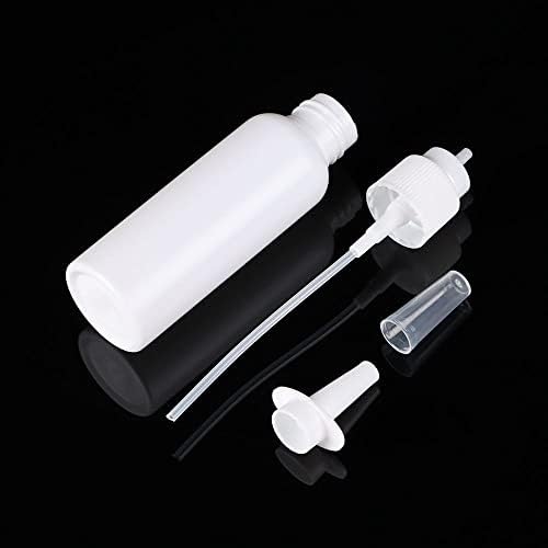 5/10/20/30/50ml Health Care Mist Dispenser Spray Bottle Empty Nasal Sprayer Refillable Container Nose Dropper Bottles(White 50ml)