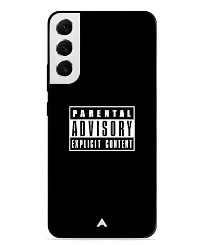 Image of Premium Explicit Case for Samsung Galaxy S22 Ultra Soft-Touch Metal TPU Back Cover, Shockproof, Designer, Aesthetic Mobile Phone Case (Glossy Finish)