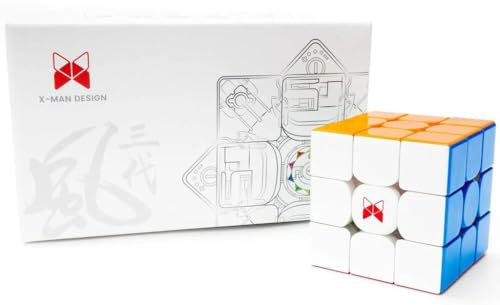 Image of HAWKISTER 6+ Years Qiyi X-Man Tornado V3 3X3 Magnetic Speed Cube (Flagship)