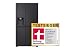 LG GSLB91EVAB Side-by-Side Kühlschrank mit Gefrierfach (623 L, Energieklasse B) mit Eis- und Wasserspender, UVNano, LinearCooling, Total No Frost, Schwarz