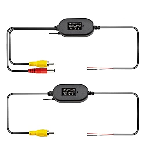 Kit vidéo RCA sans fil 2.4Ghz pour stationner votre voiture en toute sérénité