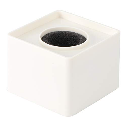 Amosfun Microphone Flag Station Portable Square Cube Shaped Mic Flags ABS Foam Microphone Flag Microphone Accessories for Interview KTV Reporter Host