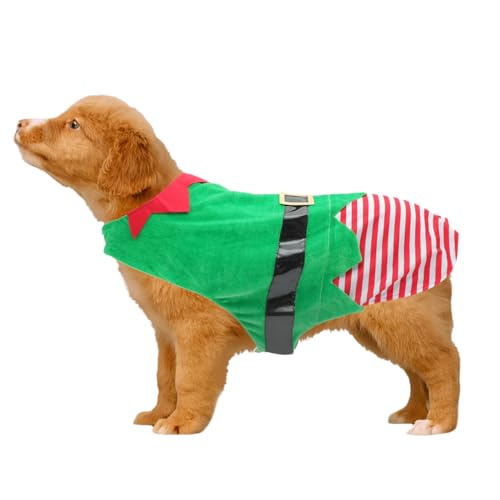 Disfraz de duende verde para perro XXL miniatura 6