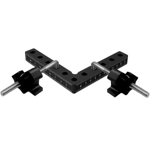 Morsetti a 90 gradi per la lavorazione del legno | Morsetti per armadietti quadrati in lega di alluminio, strumenti per picchi, morsetti angolari per mobili, armadi, cassetti, cornici