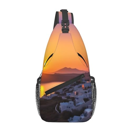 Bolso cruzado deportivo negro para senderismo y viaje miniatura 1