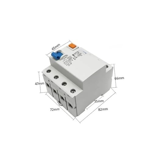 Interruptor diferencial 4P 30mA 63A tipo CA electromagnético para cuadro eléctrico 2