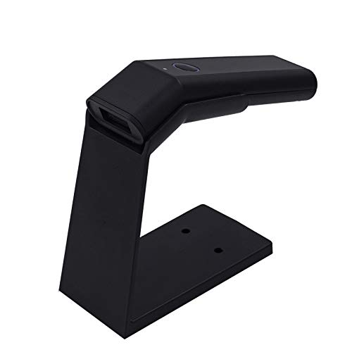 Alacrity 2D QR Bluetooth Barcode Scanner with Stand, Bluetooth & 2.4GHz Wireless & Wired USB 3 in 1, Hands Free Barcode Reader for Industry, Retail, Logistics, Warehouse