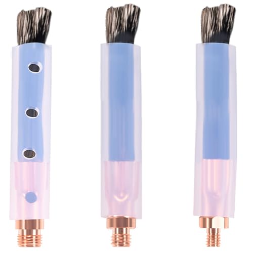 3Pcs 6/8/10 Coppers Head Weld Brush for Weld Seams Beads Joint Polishing Machine Welding Seams Brush Industry