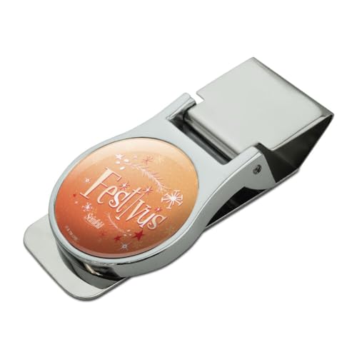 GRAPHICS & MORE Seinfeld Festivus Satin Chrome Plated Metal Money Clip