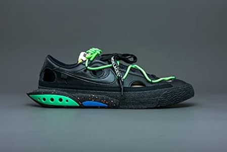 Nike Blazer Low Off-White Black Electro Green : Amazon.pl: Moda