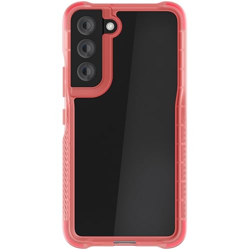 Image of Ghostek COVERT Clear Pink Samsung S22 Case for Women Premium Protective Phone Cover Screen and Camera Lens Protection Wireless Charging Compatible Thin Designed for 2022 Galaxy S22 5G (6.1inch) (Pink)