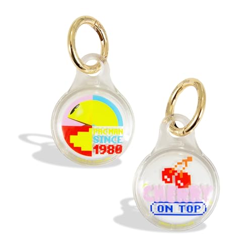 Image of Sonix Cases for Apple AirTags with Keychain (Pac-Man 45th Anniversary)