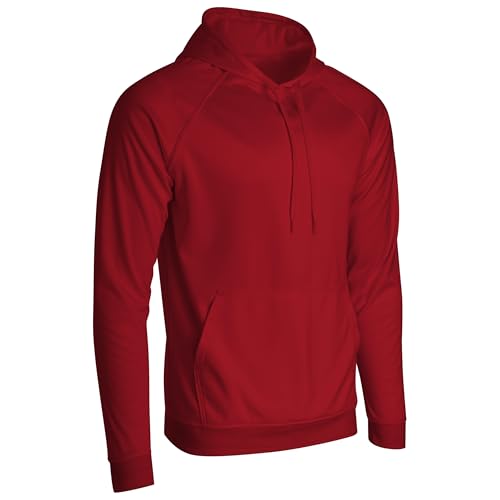 CHAMPRO Kids' Standard Lineup Fleece Hoodie, Scarlet