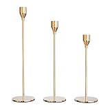 【BREITE ANWENDUNG】Diese eleganten Kerzenhalter verleihen Wohnzimmer, Esszimmer, Bar, Restaurant, großartigen Dekorationen für Hochzeiten, Abendessen bei Kerzenlicht, Gedenken, Jubiläum, Geburtstag, Weihnachten und Heimkehrgeschenk mehr Eleganz.