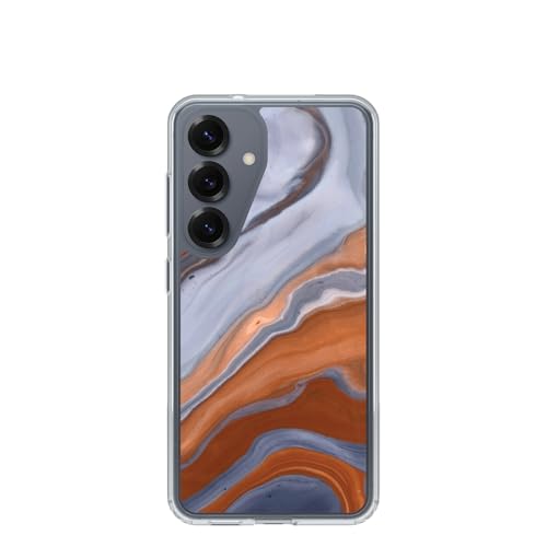 Image of OtterBox Samsung Galaxy S25 Symmetry Series Clear Magnet Case - High Desert Marble (Blue)