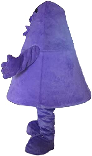 New Grimace Purple Monster Mascot Costume Adult Size Mascotte Mascota Carnival Party Cosply Costume Fancy Dress Suit
