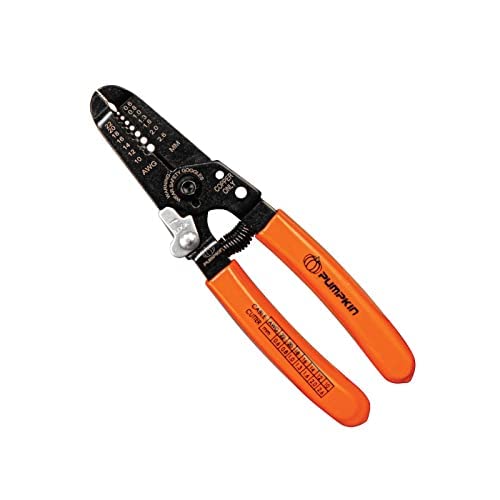 PUMPKIN 6" Wire Stripper with Cutter Multipurpose Tool For Mechanics, Electricians (14617) Heavy Duty - Orange (B0CKTHJS9L) Amazon Price History, Amazon Price Tracker