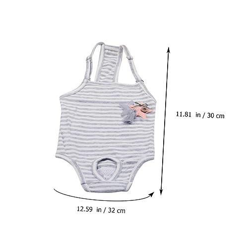 Housoutil 2 Unidades suspensórios calças fisiológicas roupa pet roupinha pet roupa de cachorro sanit
