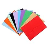 LIGHTAOTAO 70 Stück Teiliges Kleine Bunte Briefumschläge aus Strapazierfähigem Papier Vielseitige Geld Kartenumschläge für Einladungen Geschenke Samenaufbewahrung und Bastelprojekte