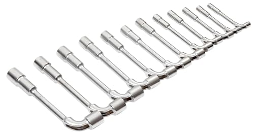 JOMAFA Juego de llaves de pipa de doble boca profesional 8 a 21mm, 14 piezas