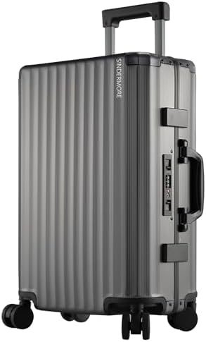 Sindermore Aluminum Carry on Luggage Suitcase