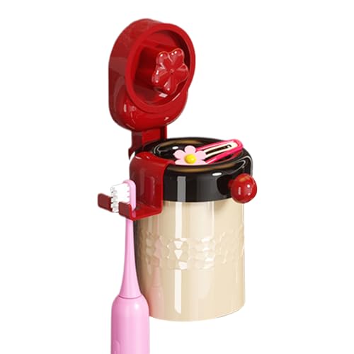 Besreey Portacepillos de dientes de pared – magnética – Portacepillos de dientes de ducha sin perforar – para cuarto de baño, cocina, sala de estar, dormitorio dormitorio dormitorio