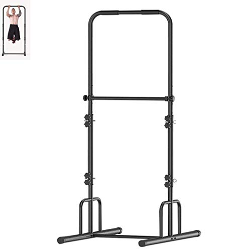 Barra de dominadas para interiores, soportes multifuncionales, altura ajustable, acero resistente, equipo de ejercicio para gimnasio en casa