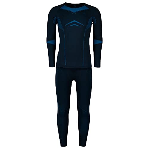 Odlo Herren Funktionsunterwäsche Set Fundamentals Performance WARM, Dark...