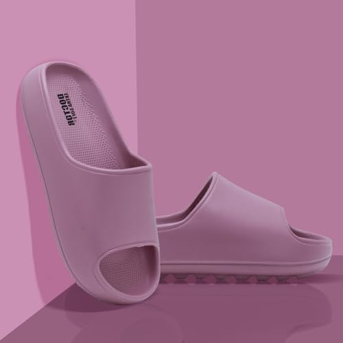 DOCTOR EXTRA SOFT Women's Classic Ultra Soft Sliders/Slippers With Cushion Footbed For Adult|Comfortable & Light Weight|Stylish & Anti-Skid|Waterproof & Everyday Flip Flops For Ladies & Girls D-508