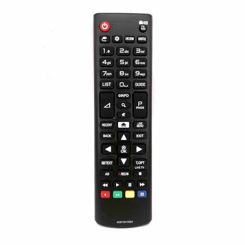 XINFUTE Telecomando AKB74915324 adatto per TV LCD LED LG 43UH610V 50UH635V 32LH604V 40UH630V 43LH604V 49LH604V 55UH605V