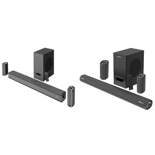 Image of ZEBRONICS Juke BAR 9750 PRO 5.1.2 Surround Dolby Atmos 525W Soundbar with Subwoofer, Dual Wireless R