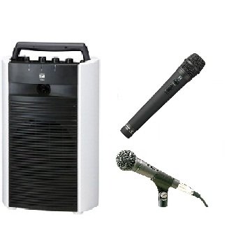 TOA ポータブルアンプ・CD付/シングル WA-2700CD+WM-1220+DM-1300 Amazon.co.jp: TOA ポータブルアンプ/シングル WA-2700+WM-1220+DM