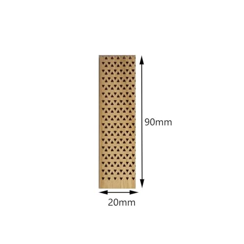 Mechas de madera con base metálica 20x90mm 4 unidades miniatura 2
