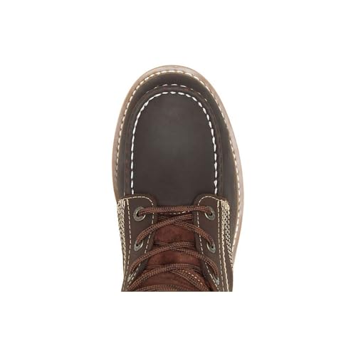 Image of Wolverine Men's Loader 6 inch Soft Toe Wedge Work Boot, Brown, 9 X-Wide
