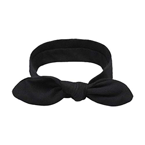 Image of DRESHOW 8 Pack Bow Headbands for Women Girls Elastic Headwraps Knotted Headband Rabbit Ears Turban Non-Slip Sport Cute Hair Accessories