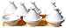 Produktbild Goto kleine Tajine-Schälchen, 7 cm, weiße Keramik, 6 Stück