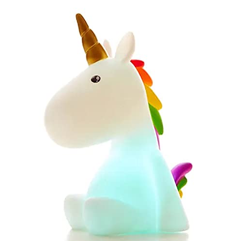 Unicorn LED Night Light - Rechargeable Battery, Tap to Colour Change (Unicorn)