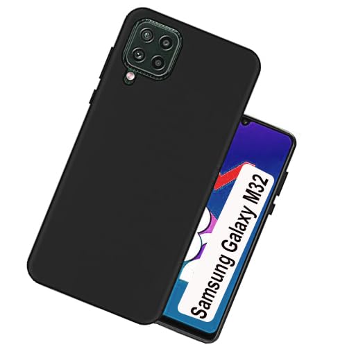 COBERTA Back Cover for Samsung Galaxy M32 Back Cover Case - Black Silicon (B0CSD617YP) Amazon Price History, Amazon Price Tracker