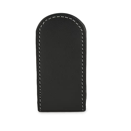 Image of LB LEATHERBOSS Men's New Leather Strong Magnetic Money Clip (XL Black)