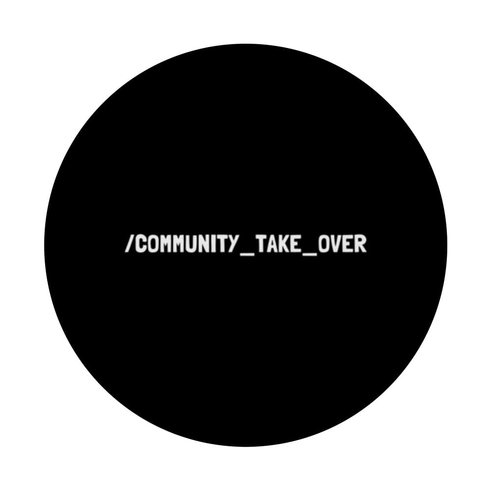 Amazon.com: Comunidad toma el control - Mensaje del canal de Telegram de  Crypto Jeets PopSockets Standard PopGrip : Celulares y Accesorios