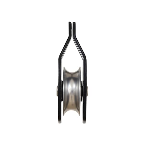 Image of KARAM Aluminium Single Pulley Single Side attachments | Heavy Duty Rope Cable Pulley System for Efficient Load Lifting | Fall Protection Safety Gear | AP012
