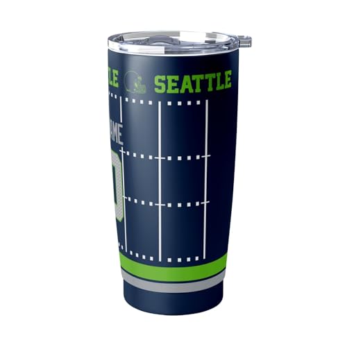 Image of ANTKING Seattle Tumbler 20 oz Travel Coffee Cup for Men Women Boy Custom Name Number Gifts