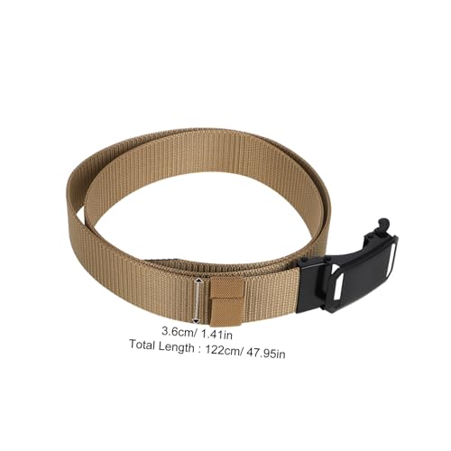 Adjustable Men Breathable Ratchet Belt with Automatic Buckle Versatile for Outdoor Sports and Casual Wear Comfortable Design for Young Students and Jeans2