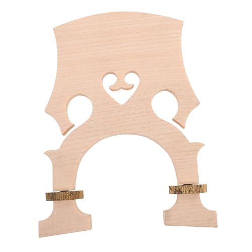 ERINGOGO 3/4 European Cello Bridge Tall Bridge Adjustable in Maple Wood Sturdy Beginners Professionals