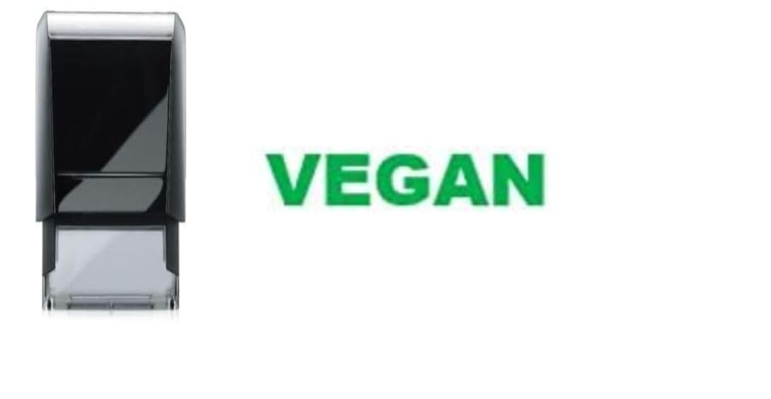 Athena Stamps Green Loyalty Stamp - Vegan - Ink Self Inking 11Mm