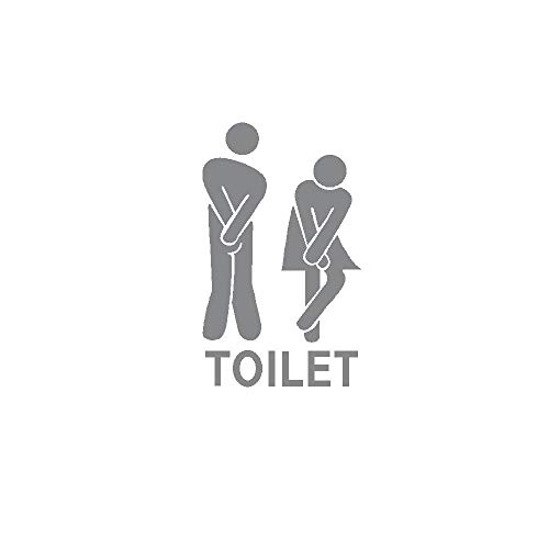 Pegatinas de pared, diseño práctico de hombre y mujer