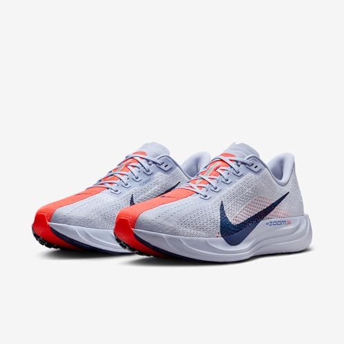 Nike Pegasus Plus Men's Road Running Shoes (FQ7262-006, Ghost/Blue Void/Bright Crimson/Blue Void) Size 11