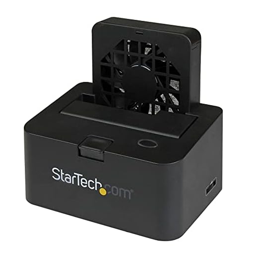 StarTech.com Hot-Swap Hard Drive Docking Station for 2.5"/3.5" SATA III Hard Drives - External eSATA/USB 3.0 Hard Drive Dock w/ UASP (SDOCKU33EF) , Black