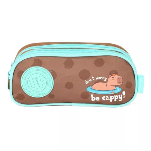 Estojo Triplo, Luxcel, Up4you, Capivara, Verde